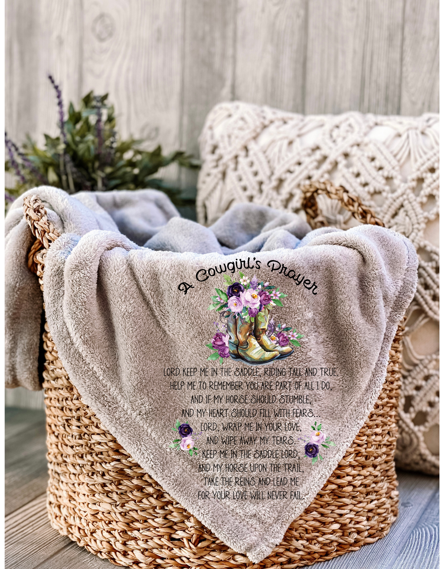 A Cowgirl's Prayer Blanket