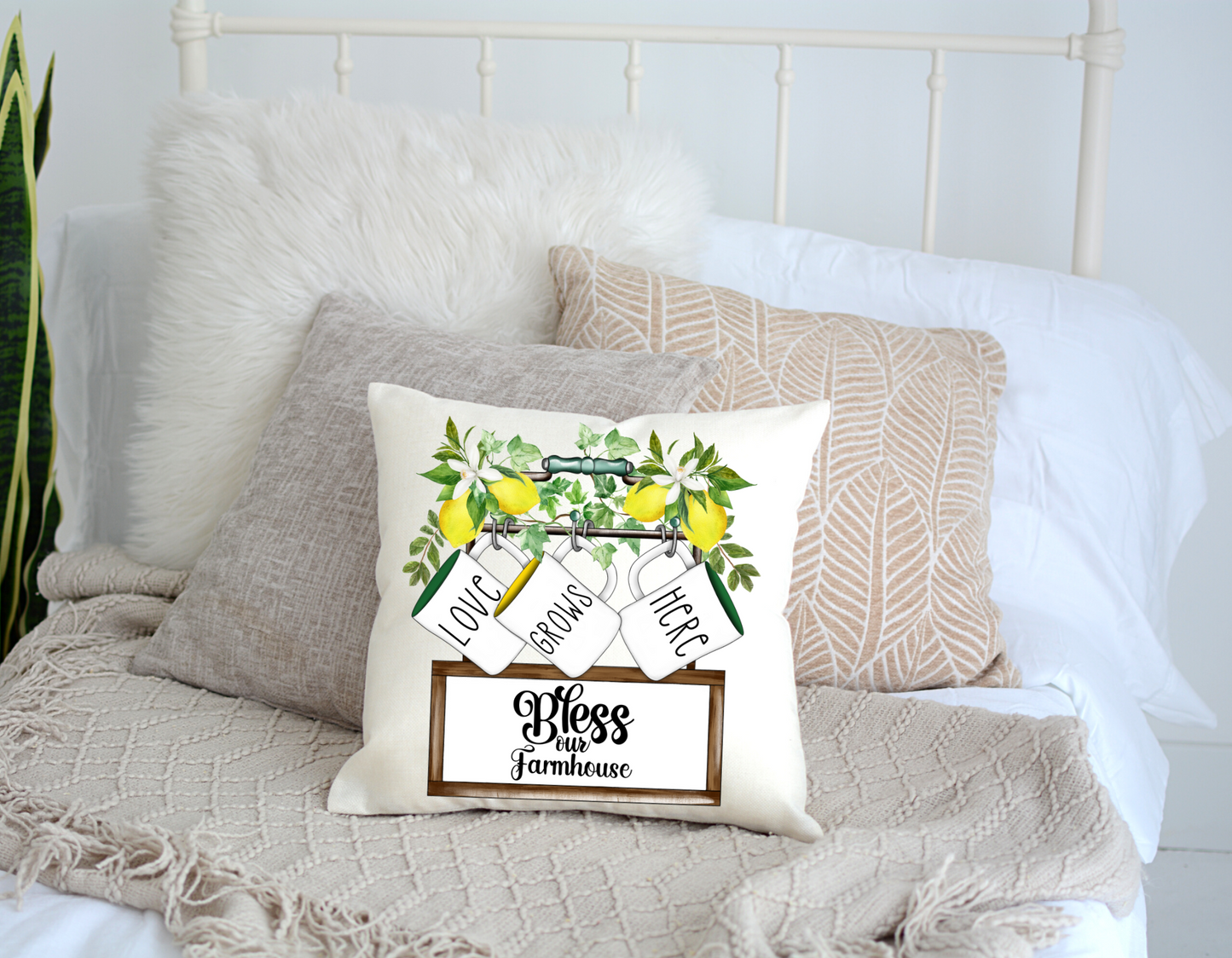 Love Grows Here Pillow