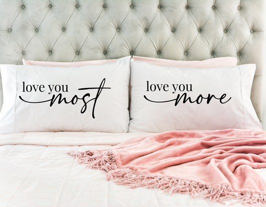 Love You Pillowcase Set