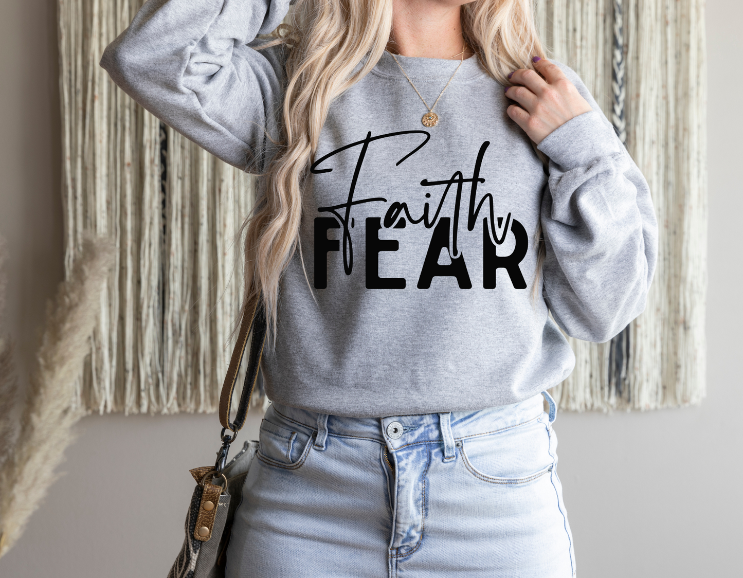 Faith Over Fear Crew Sweatshirt