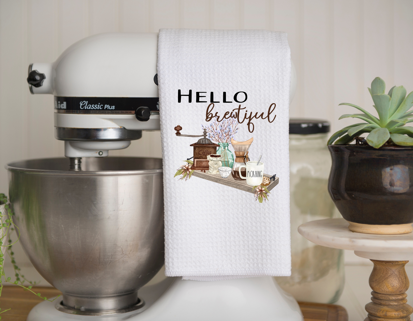 Hello Brewtiful Kitchen Towel