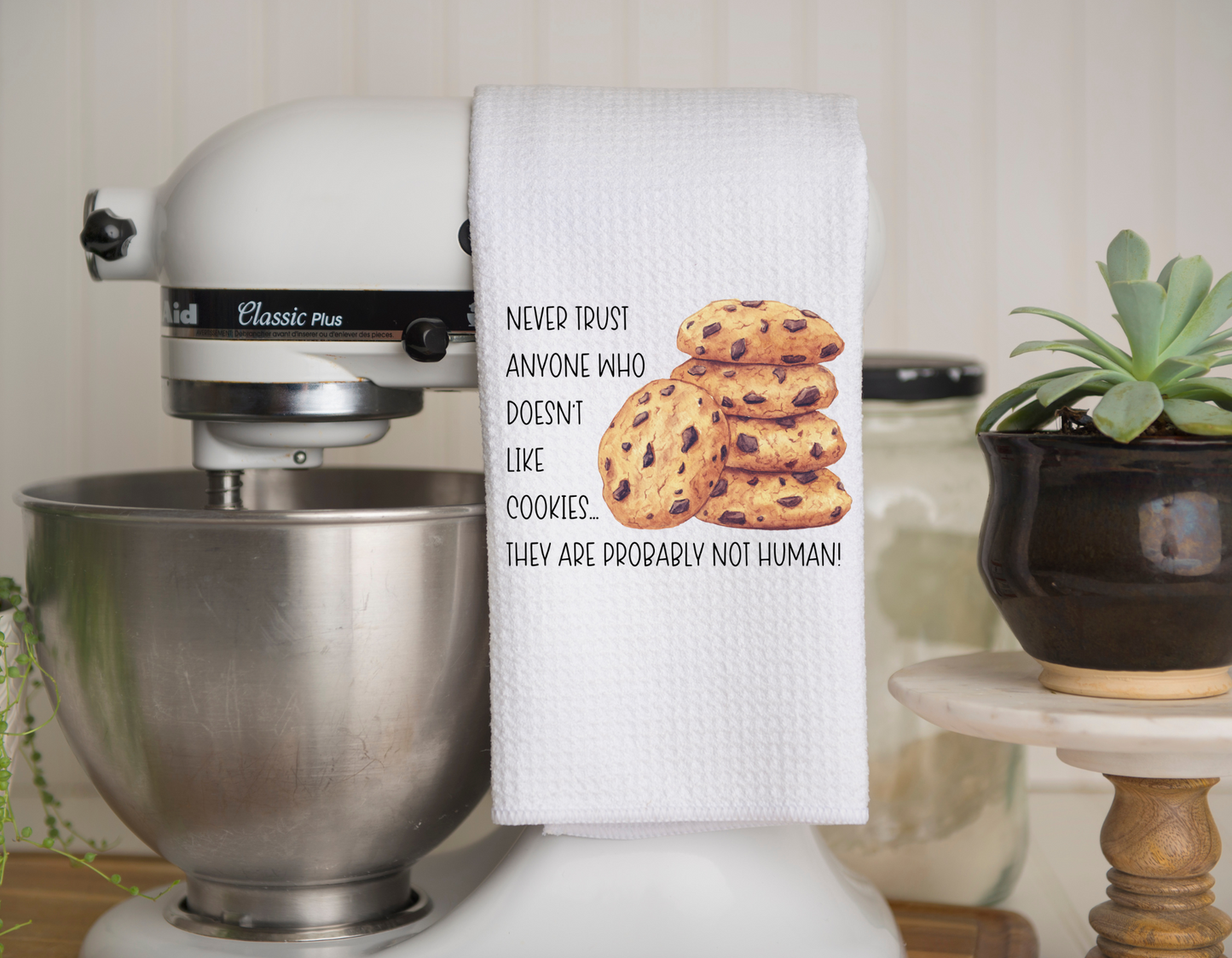 Never Trust Anyone Kitchen Towel