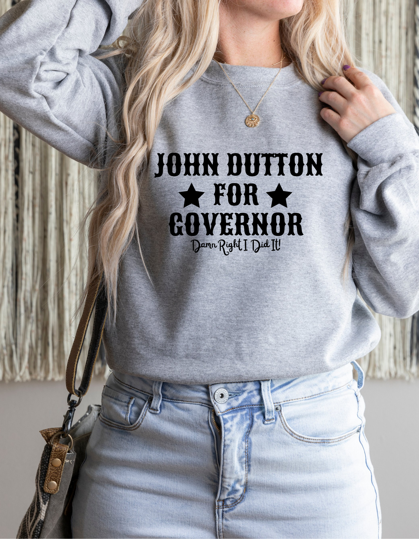 John Dutton for Governer Crew Sweatshirt