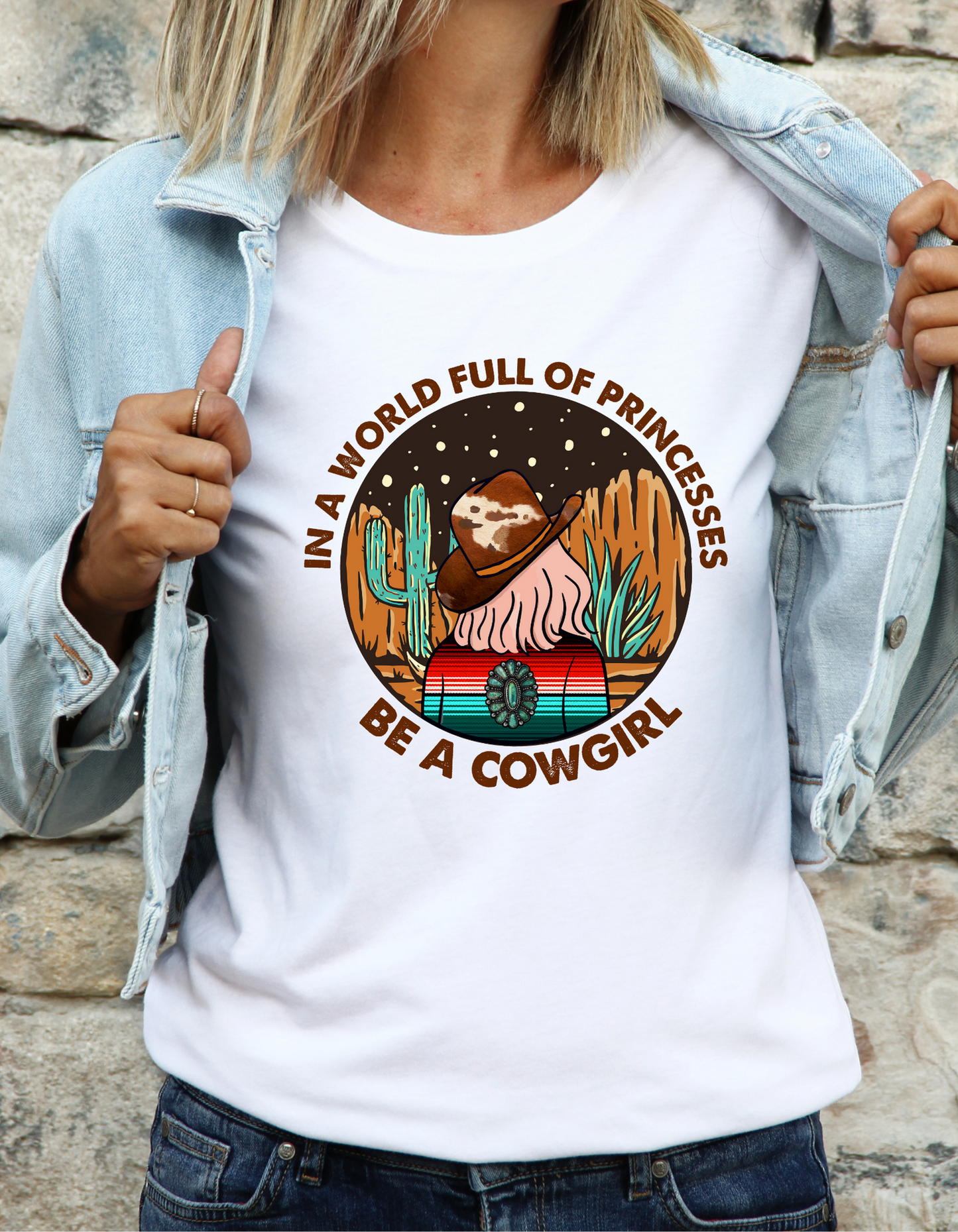 Be A Cowgirl Tee