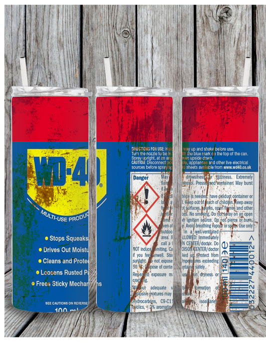 WD 40 20 oz Skinny Tumbler