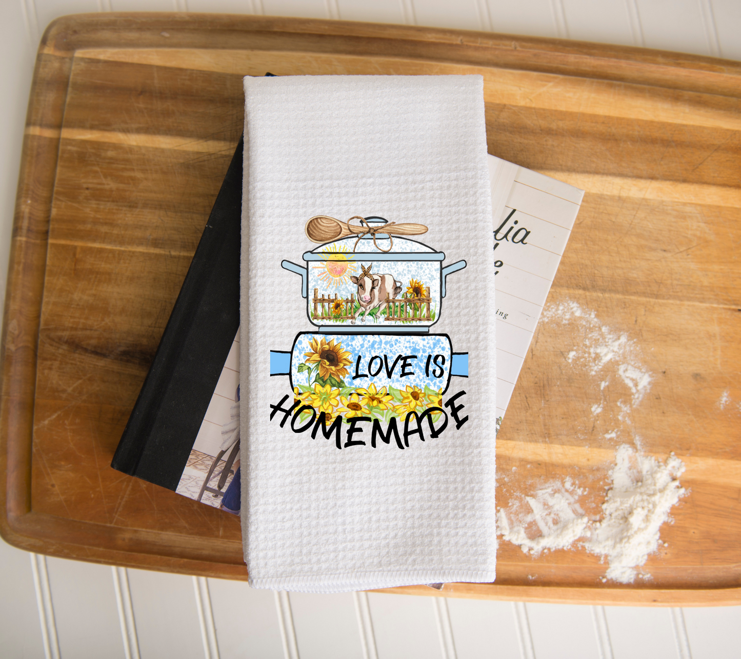 Love is Homemade Kitchen Towel