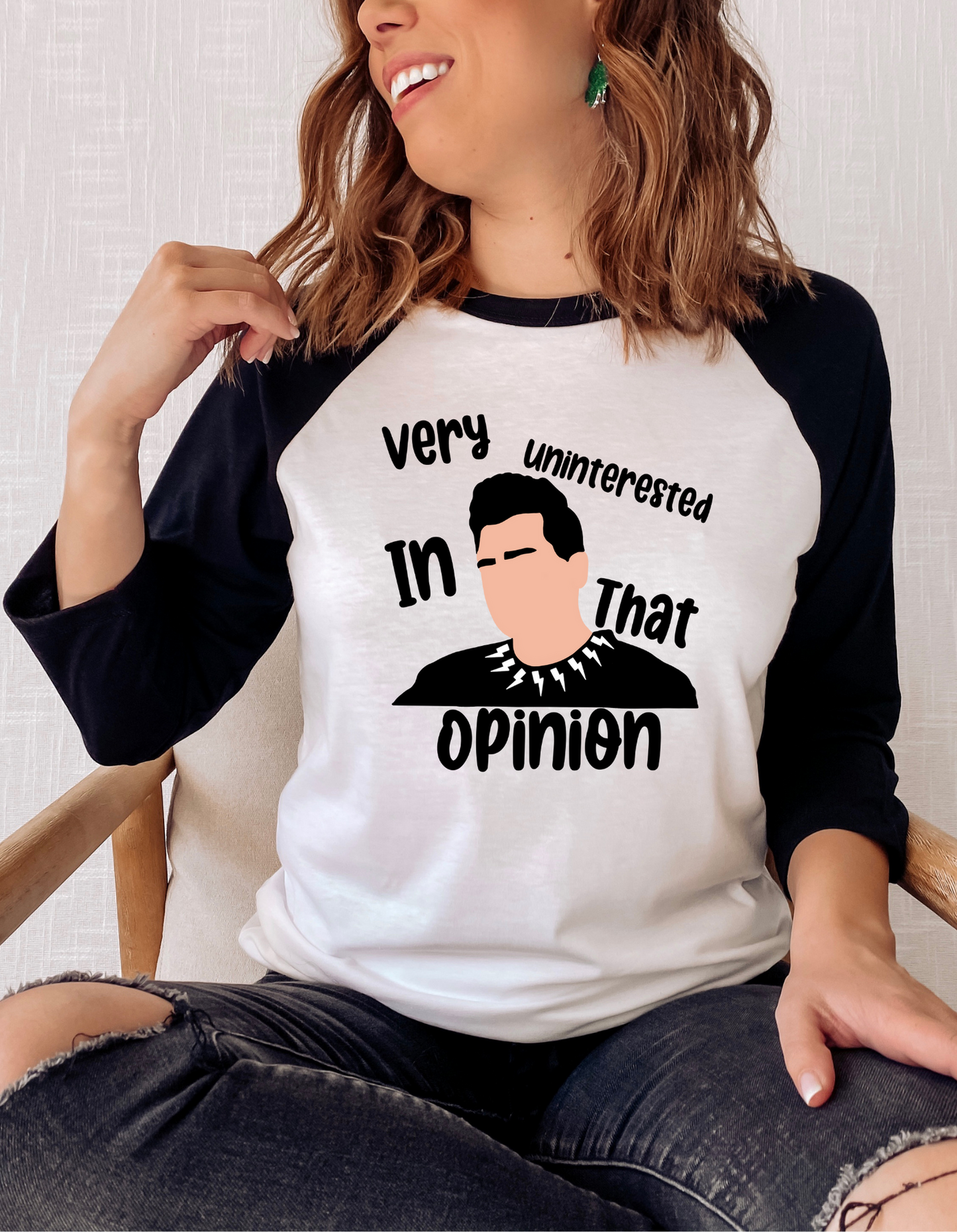 Very Uninterested in that Opinion Baseball TShirt