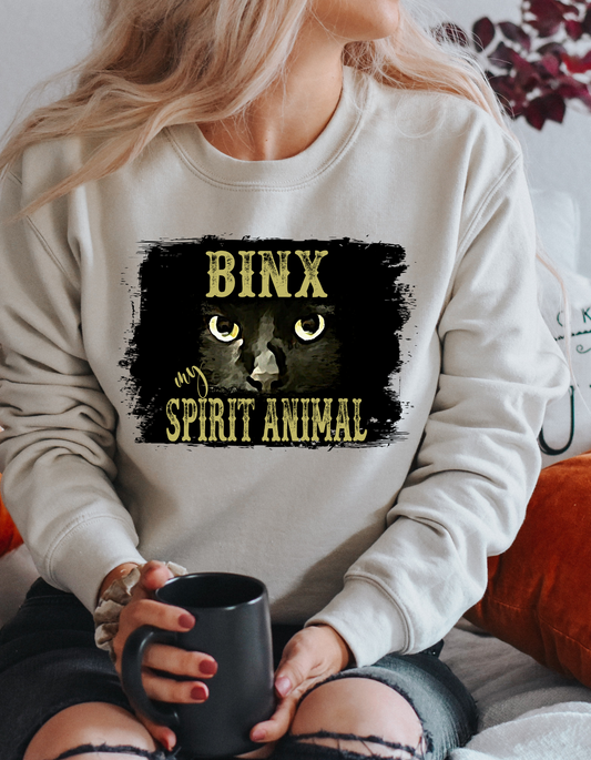 Binx is my Spirit Animal Crew Sweatshirt