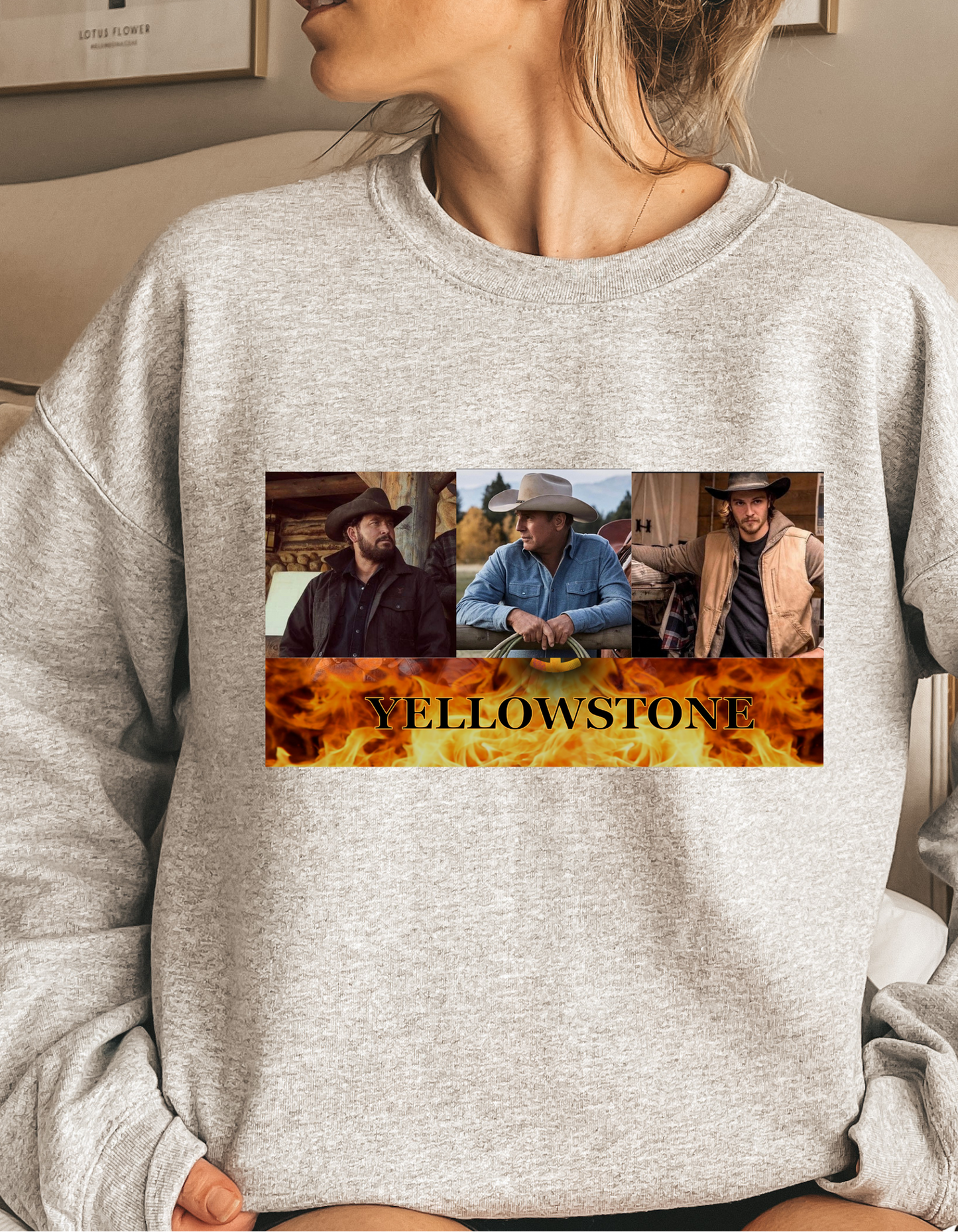 The Men of Yellowstone Crew Sweatshirt