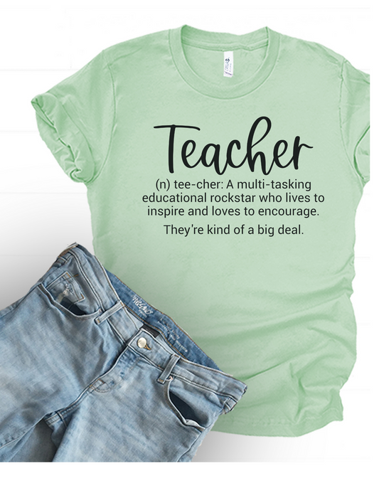 Teacher Definition TShirt