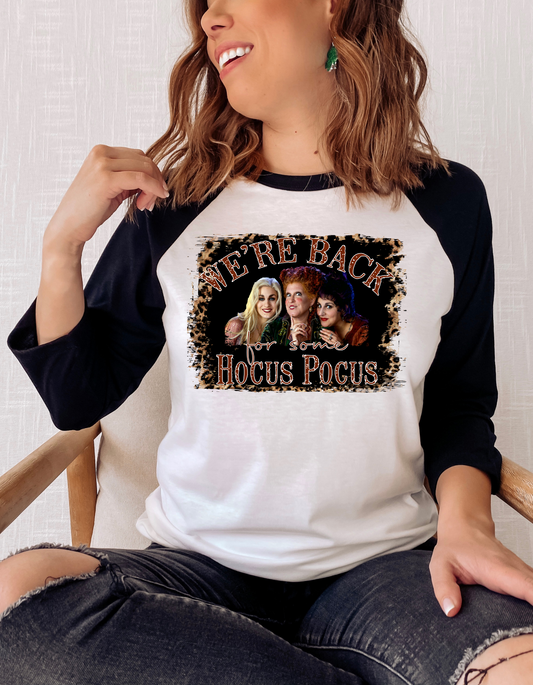 We're Back !!! Baseball Tee