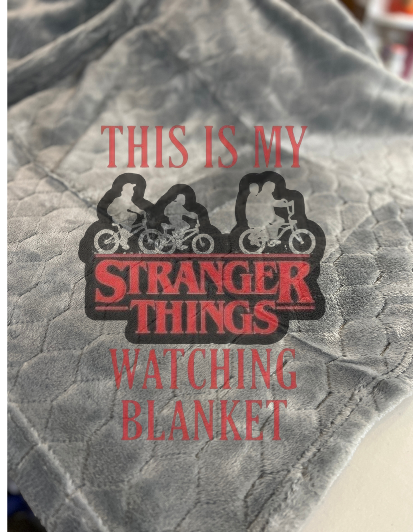 Stranger Things Watching Blanket