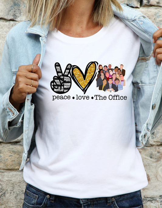 Peace Love The Office TShirt