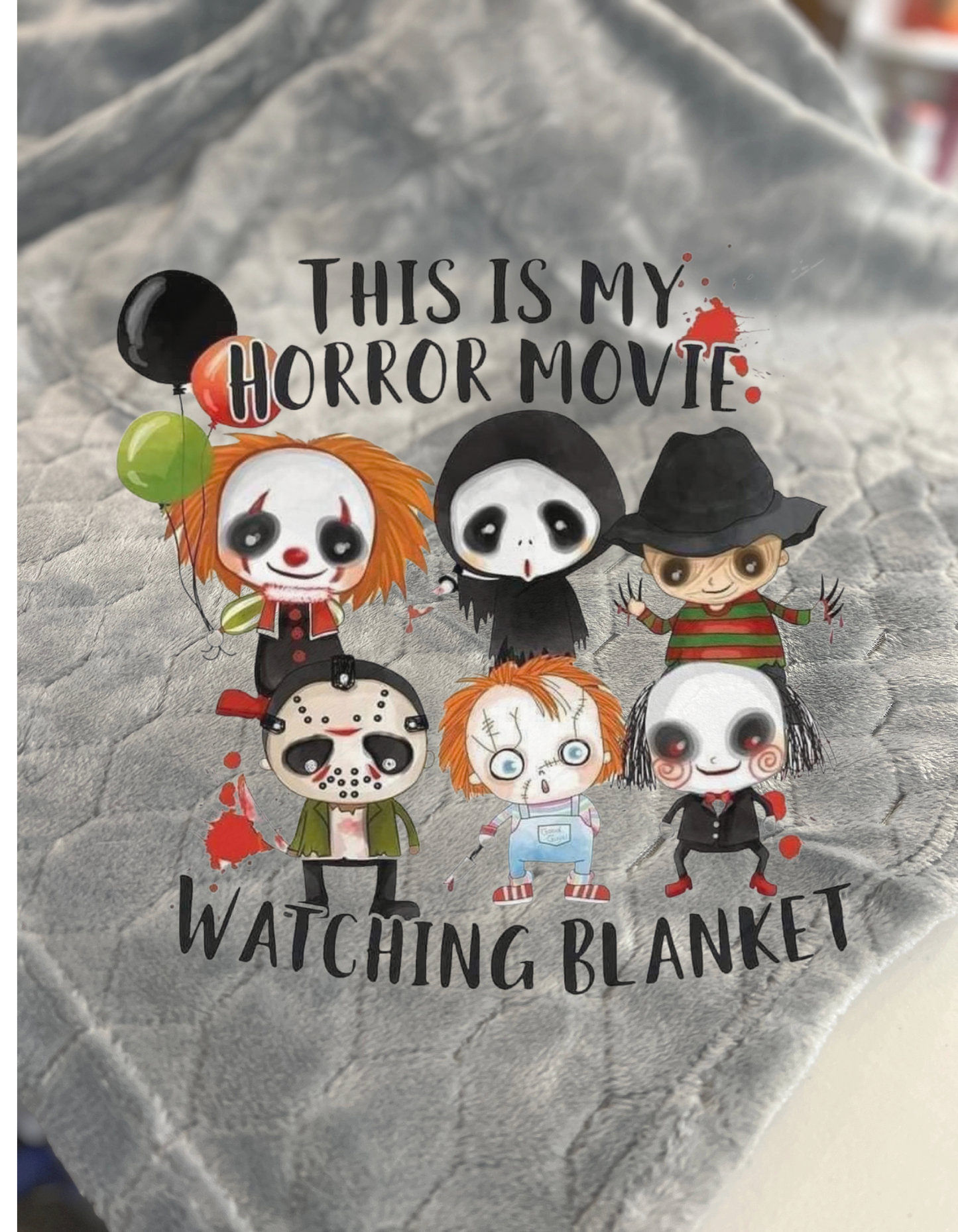 My Horror Movie Watching Blanket