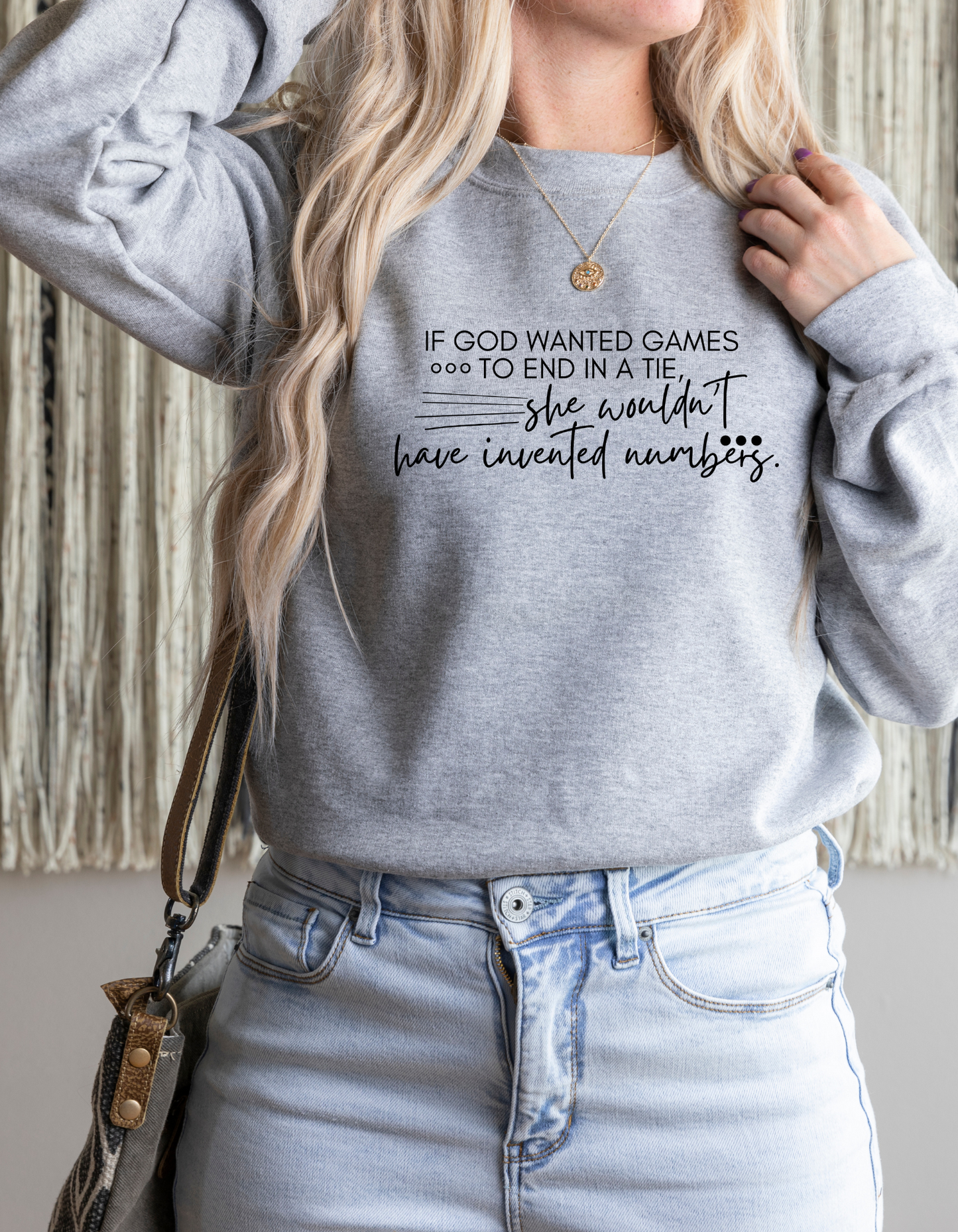 She Wouldn't Have Invented Numbers Crew Sweatshirt