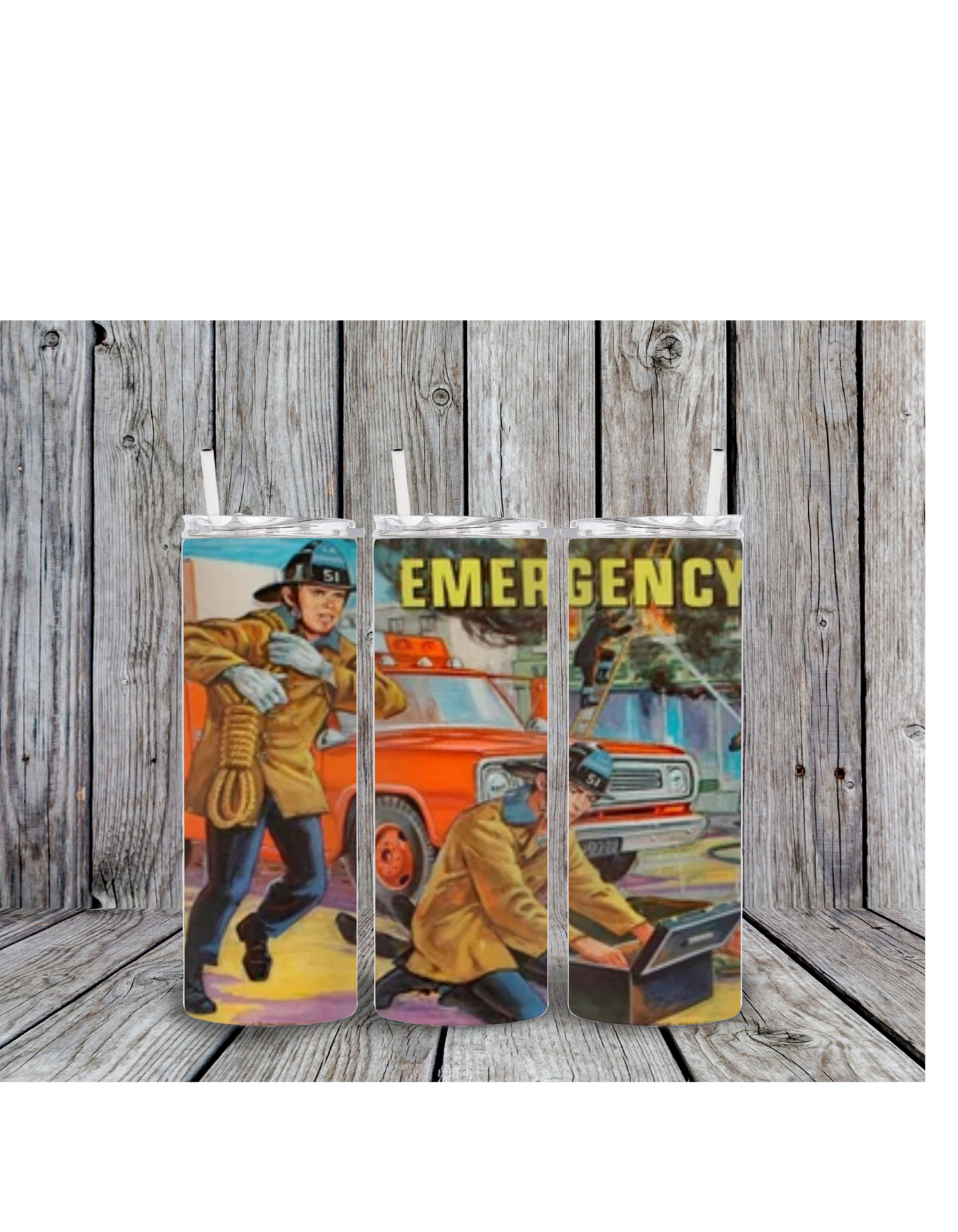 Emergency Inspired Collection 20 oz Skinny Tumblers