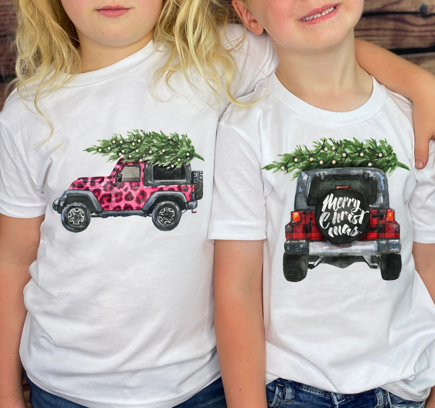 Jeep Youth Christmas Shirts